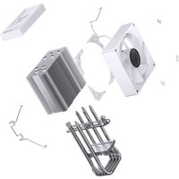 Кулер для процессора Jonsbo CR-1400 V2 Color (белый)