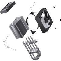 Кулер для процессора Jonsbo CR-1400 V2 Color (черный)