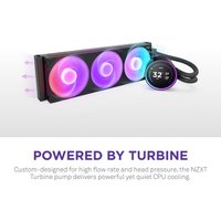 Система жидкостного охлаждения для процессора NZXT Kraken Elite 360 RGB RL-KR36E-B2 Система жидкостного охлаждения для процессора NZXT Kraken Elite 360 RGB RL-KR36E-B2