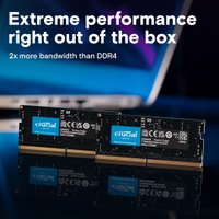 Оперативная память Crucial 8ГБ DDR5 SODIMM 5600 МГц CT8G56C46S5 Оперативная память Crucial 8ГБ DDR5 SODIMM 5600 МГц CT8G56C46S5