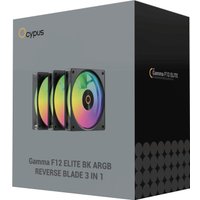 Комплект вентиляторов для корпуса Ocypus Gamma F12 Elite BK ARGB Reverse Blade 3IN1 Комплект вентиляторов для корпуса Ocypus Gamma F12 Elite BK ARGB Reverse Blade 3IN1