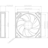 Комплект вентиляторов для корпуса Thermalright TL-M12QW X2 (белый)