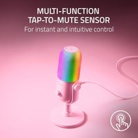 Проводной микрофон Razer Seiren V3 Chroma Quartz Pink Проводной микрофон Razer Seiren V3 Chroma Quartz Pink