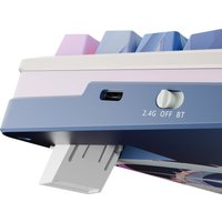 Клавиатура Redragon Flekact Pro (белый/сиреневый/синий)