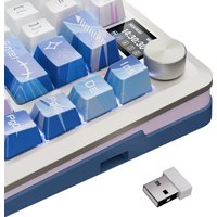 Клавиатура Redragon Flekact Pro (белый/сиреневый/синий)