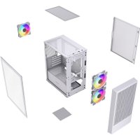 Корпус Powercase Mistral SM07 ARGB CMMSM07W-A3