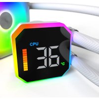 Система жидкостного охлаждения для процессора Montech HyperFlow Digital 360 (белый)