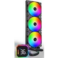 Система жидкостного охлаждения для процессора Montech HyperFlow Digital 360 (черный) Система жидкостного охлаждения для процессора Montech HyperFlow Digital 360 (черный)