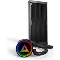 Система жидкостного охлаждения для процессора Montech LightFlow ARGB 240 (черный) Система жидкостного охлаждения для процессора Montech LightFlow ARGB 240 (черный)