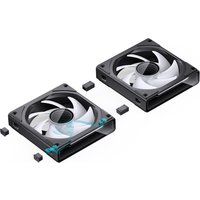 Комплект вентиляторов для корпуса Jonsbo ZK-120 (черный, 3 шт.)