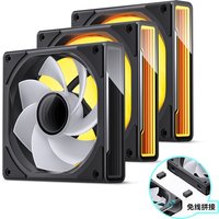 Комплект вентиляторов для корпуса Jonsbo ZK-120 Reversed (черный, 3 шт.)