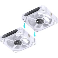 Комплект вентиляторов для корпуса Jonsbo ZL-120 (белый, 3 шт.)