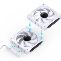 Комплект вентиляторов для корпуса Jonsbo ZL-120 (белый, 3 шт.)