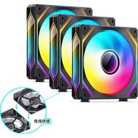 Комплект вентиляторов для корпуса Jonsbo ZL-120 (черный, 3 шт.)