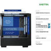 Корпус XASTRA A400M 3ARGB-C6 (черный)