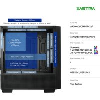 Корпус XASTRA A400M 3FRGB (черный) Корпус XASTRA A400M 3FRGB (черный)