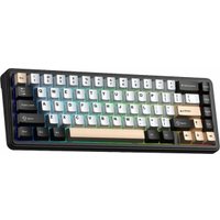 Клавиатура AULA F65 (черный/белый/розовый) Клавиатура AULA F65 (черный/белый/розовый)