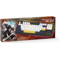 Клавиатура Ritmix RKB-587BL (черный/белый)