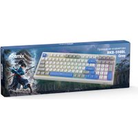 Клавиатура Ritmix RKB-598BL (серый/белый) Клавиатура Ritmix RKB-598BL (серый/белый)