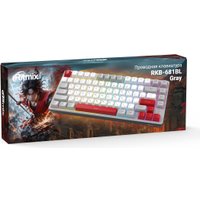 Клавиатура Ritmix RKB-681BL (серый/белый) Клавиатура Ritmix RKB-681BL (серый/белый)