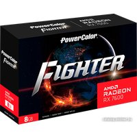 Видеокарта PowerColor Fighter Radeon RX 7600 8GB GDDR6 RX 7600 8G-F