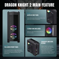 Корпус GameMax Dragon Knight 2 (черный)