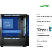 Корпус XASTRA A303M 3ARGB-C6 (черный)
