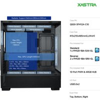 Корпус XASTRA Q500 3ARGB-C10 (черный) Корпус XASTRA Q500 3ARGB-C10 (черный)