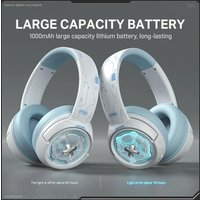 Наушники Onikuma GT802 (белый/голубой)