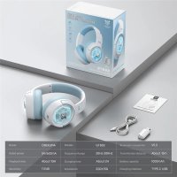 Наушники Onikuma GT802 (белый/голубой)