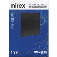 Внешний накопитель Mirex Universe Black 1TB 13630-UHDUVB10