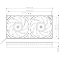 Комплект вентиляторов для корпуса Thermalright TL-UB24 (черный)
