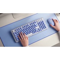 Клавиатура Logitech Alto Keys K98M 920-013042 (белый/синий, нет кириллицы)