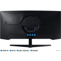 Игровой монитор Samsung Odyssey G5 LC34G55TWWPXEN