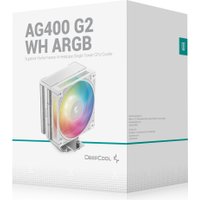 Кулер для процессора DeepCool AG400 G2 ARGB WH R-AG400-WHAMMG2-G Кулер для процессора DeepCool AG400 G2 ARGB WH R-AG400-WHAMMG2-G