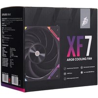 Комплект вентиляторов для корпуса 1stPlayer XF7 Reverse ARGB (3 шт, черный)