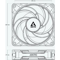 Комплект вентиляторов для корпуса Arctic P12 Pro Reverse A-RGB 3 Pack ACFAN00334A Комплект вентиляторов для корпуса Arctic P12 Pro Reverse A-RGB 3 Pack ACFAN00334A