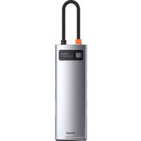 Док-станция Baseus Metal Gleam Series 8-in-1 Multifunctional Type-C HUB Docking Station CAHUB-CV0G Док-станция Baseus Metal Gleam Series 8-in-1 Multifunctional Type-C HUB Docking Station CAHUB-CV0G