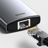 Док-станция Baseus Metal Gleam Series 8-in-1 Multifunctional Type-C HUB Docking Station CAHUB-CV0G Док-станция Baseus Metal Gleam Series 8-in-1 Multifunctional Type-C HUB Docking Station CAHUB-CV0G