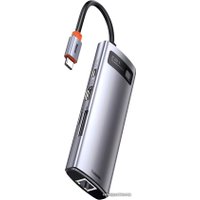 Док-станция Baseus Metal Gleam Series 8-in-1 Multifunctional Type-C HUB Docking Station CAHUB-CV0G Док-станция Baseus Metal Gleam Series 8-in-1 Multifunctional Type-C HUB Docking Station CAHUB-CV0G