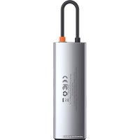 Док-станция Baseus Metal Gleam Series 8-in-1 Multifunctional Type-C HUB Docking Station CAHUB-CV0G Док-станция Baseus Metal Gleam Series 8-in-1 Multifunctional Type-C HUB Docking Station CAHUB-CV0G