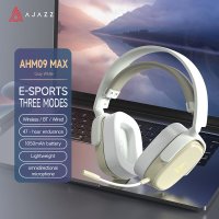 Наушники Ajazz AHM09 Max (белый/серый) Наушники Ajazz AHM09 Max (белый/серый)