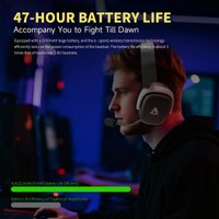 Наушники Ajazz AHM09 Max (белый/серый) Наушники Ajazz AHM09 Max (белый/серый)