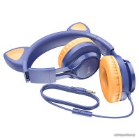 Наушники Hoco W36 (голубой)