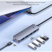 USB-хаб Baseus UltraJoy Series 4-Port Hub B0005280B811-01 USB-хаб Baseus UltraJoy Series 4-Port Hub B0005280B811-01