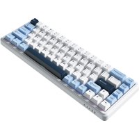 Клавиатура Ajazz AK680 Max (8+1K) (белый/голубой/темно-синий)