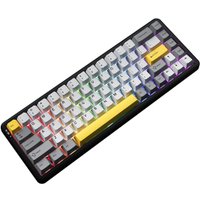 Клавиатура Ajazz AK680 Max (8+1K) (черный/серый/желтый)