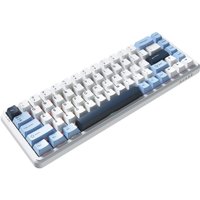 Клавиатура Ajazz AK680 Max (белый/голубой/темно-синий)