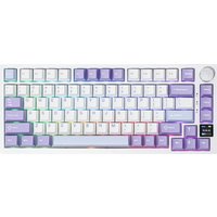 Клавиатура Ajazz AK820 Pro (белый/фиолетовый, Ajazz Gift)