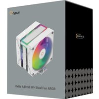 Кулер для процессора Ocypus Delta A40 SE WH Dual Fan ARGB Delta-A40-WH2AAWN00S-GL Кулер для процессора Ocypus Delta A40 SE WH Dual Fan ARGB Delta-A40-WH2AAWN00S-GL